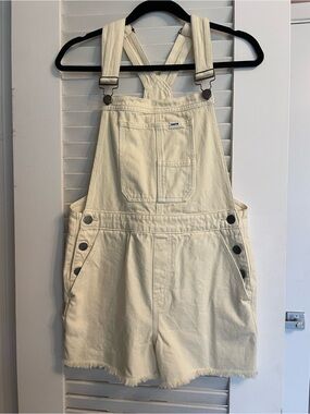 Sisstr Yellow Denim Short Overalls